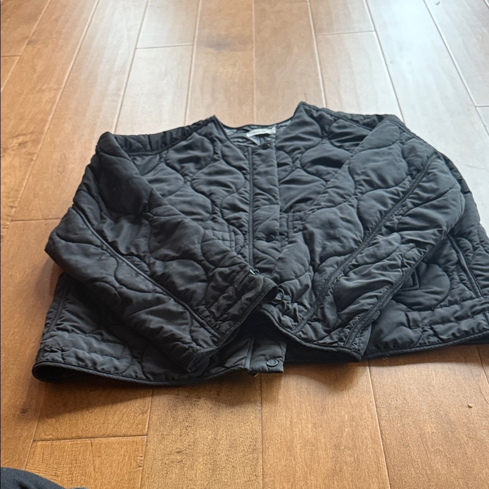Mod Ref Black Quilted Puffer Jacket